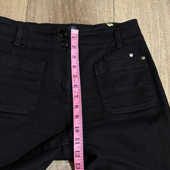 MAEVE Anthropologie Junie High Rise Slim Jeans Size 28 Black - Picture 8 of 13